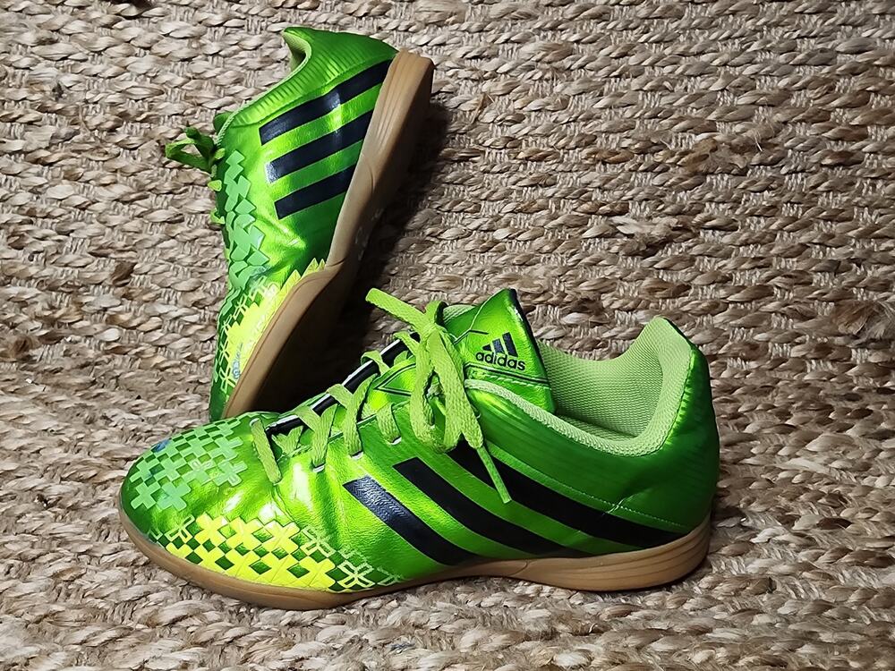Adidas Predator Absolado Absolute Neon Green Indoor Soccer Shoes Men's 6 Women 7